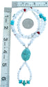 Sterling Silver And Multicolor Southwest Bead Necklace SX115085